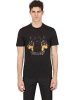 GIVENCHY - DOBERMAN SLIM FIT COTTON JERSEY T-SHIRT - BLACK