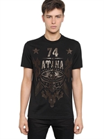 GIVENCHY - SATANA CUBAN FIT COTTON JERSEY T-SHIRT - BLACK