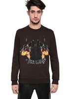 GIVENCHY - FELPA IN COTONE CUBAN FIT - MARRONE