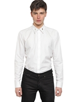 GIVENCHY - COTTON POPLIN SHIRT - WHITE