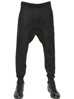 NEIL BARRETT - PANTALONI IN FLANELLA DI LANA - NERO