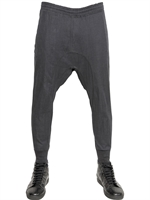 NEIL BARRETT - PANTALONI IN FLANELLA DI COTONE - GRIGIO