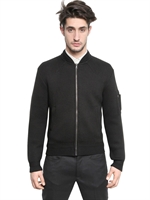 NEIL BARRETT - GIACCA IN LANA PUNTO MILANO - NERO