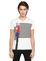 ICEBERG - SAILOR EMBROIDERED JERSEY T-SHIRT - WHITE