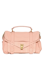 PROENZA SCHOULER - PS1 MEDIUM LUX LEATHER SATCHEL BAG - PIGLET