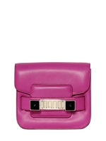 PROENZA SCHOULER - PS11 TINY SMOOTH LEATHER SHOULDER BAG - FUCHSIA