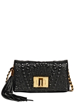 EMILIO PUCCI - MIKONOS QUILTED LEATHER SHOULDER BAG - BLACK