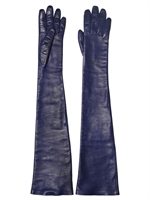 MAISON MARTIN MARGIELA - GUANTI LUNGHI IN NAPPA - BLU