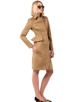 BURBERRY PRORSUM - CASHMERE CLOTH COAT - CAMEL