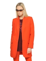 STELLA MCCARTNEY - WOOL CASHMERE CLOTH - ORANGE