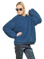 STELLA MCCARTNEY - FLAUSCHIGER STRICKSWEATER AUS WOLLE - TÜRKIS