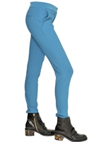 STELLA MCCARTNEY - STRETCH-HOSE AUS WOLLE - TÜRKIS