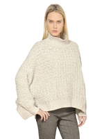 STELLA MCCARTNEY - STRICKPULLI AUS WOLLE - WEIß