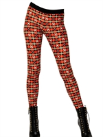 FAUSTO PUGLISI - BEDRUCKTE LYCRALEGGINGS - MULTI
