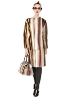 FENDI - PELLICCIA DI VISONE - MULTICOLORE