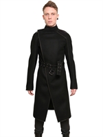 GARETH PUGH - MANTEL AUS DOPPELTEM, WASSERFESTEM WOLLGEWEBE - SCHWARZ