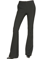 BURBERRY LONDON - BOOT CUT STRETCH TROUSERS - BLACK