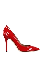 SEMILLA - 100MM SPITZE PUMPS AUS LACKLEDER - ROT