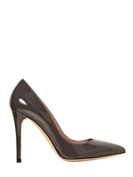 SEMILLA - 100MM SPITZE PUMPS AUS LACKLEDER - GRAU