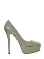 SEMILLA - 130MM LACKLEDERPUMPS - HELLGRAU