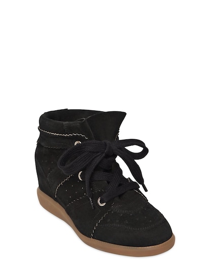 ISABEL MARANT Bobby Suede Sneakers