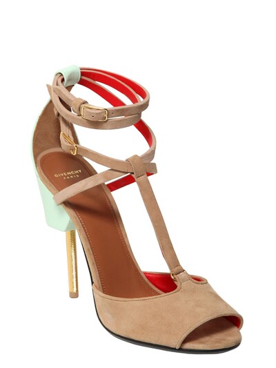 GIVENCHY Marzia Suede & Leather Sandals