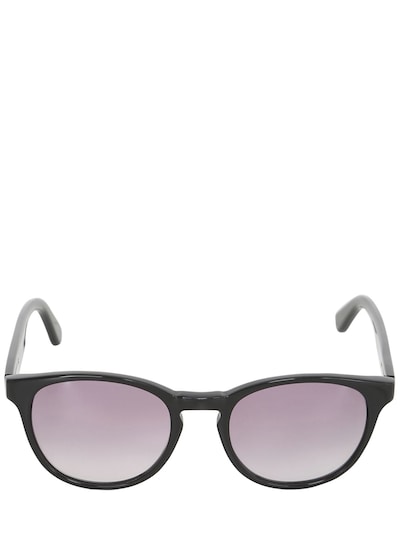 Oxydo Rounded Acetate Sunglasses In Black