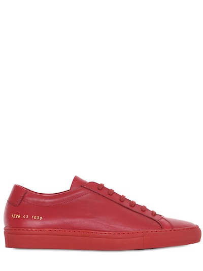 COMMON PROJECTS ORIGINAL ACHILLES LEATHER SNEAKERS,62I3J4002-MTAzOQ2
