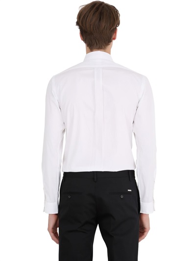 POLO RALPH LAUREN SLIM FIT COTTON POPLIN BUTTON DOWN SHIRT