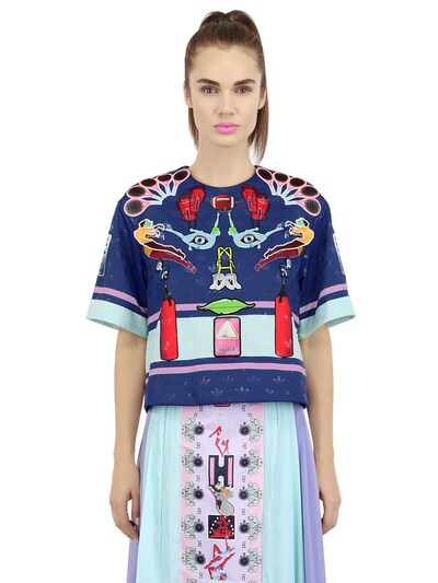 ADIDAS BY MARY KATRANTZOU EMBELLISHED & PRINTED TECHNO TOP, MULTICOLOR,62ICD1006-TVVMVENP0