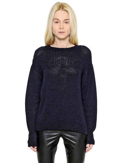 ISABEL MARANT Wool & Alpaca Blend Sweater, Blue