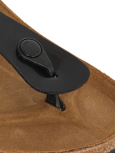 BIRKENSTOCK GIZEH PATENT LEATHER THONG SANDALS