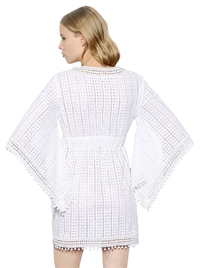 TALITHA COTTON CROCHETED LACE DRESS