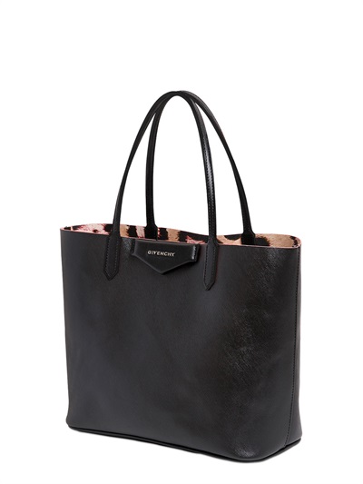 GIVENCHY Small Antigona Coated Canvas Tote Bag, Black
