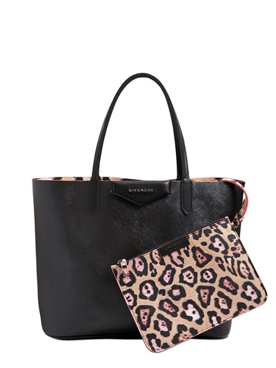 GIVENCHY Small Antigona Coated Canvas Tote Bag, Black