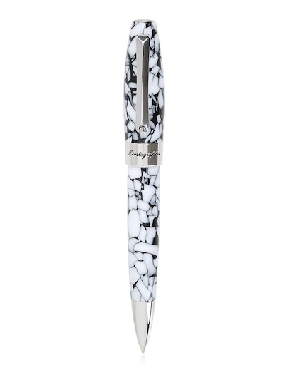Montegrappa Fortuna Mosaico Ballpoint Pen In Black/white