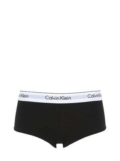 Calvin Klein Underwear 棉织三角内裤 In Black