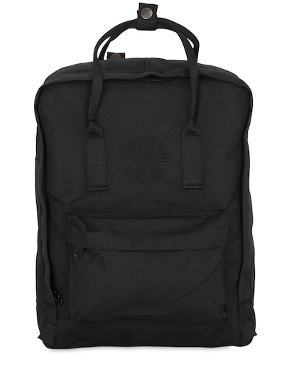 Fjall Raven 16l Kanken N2 Backpack W/leather Details In Black | ModeSens