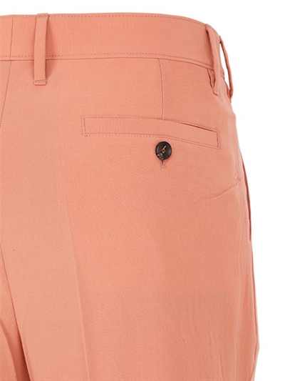 GUCCI 22CM VINTAGE EFFECT WOOL FILE PANTS