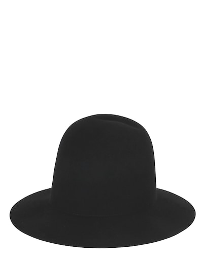 GUCCI LAPIN FELT BRIMMED HAT, BLACK,64IH0V002-MTAwMA2