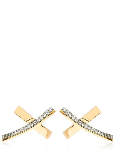 Antonini Siracusa Diamond Earrings In Gold