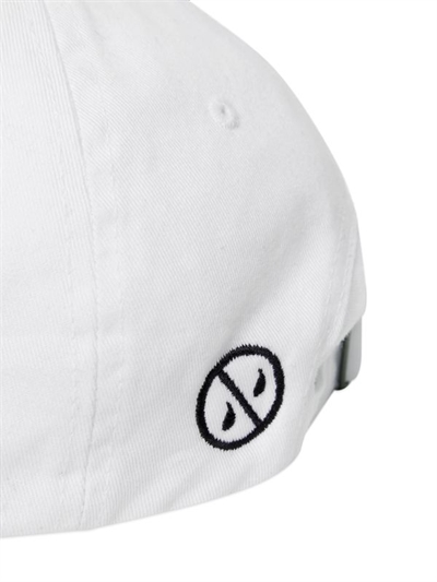 NASASEASONS BOYS DON'T CRY EMBROIDERED BASEBALL HAT, WHITE