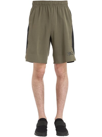 K1x Japanese Smooth Nylon Shorts In Military Green