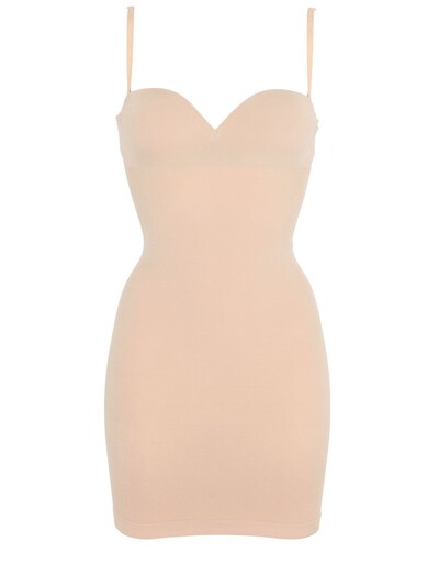 WOLFORD OPAQUE NATURAL SEAMLESS FORMING DRESS,64IVOP015-NDUwNA2