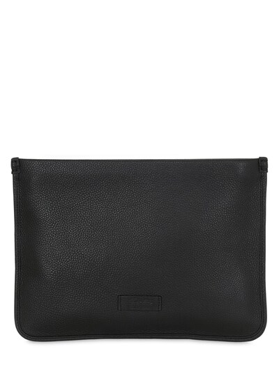 Fortu Milano Jean Leather Pouch In Blue Kalko