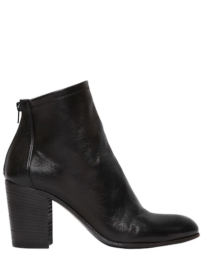 Strategia 80mm Leather Ankle Boots In Black