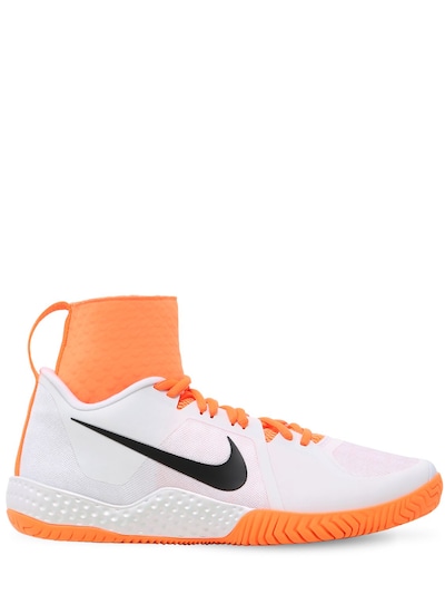 Nike Serena Williams Flare Tennis Sneakers In White,orange