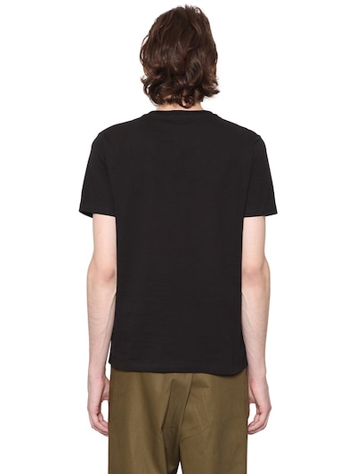 Jw Print Mercury Man Cotton T-shirt, Black | ModeSens