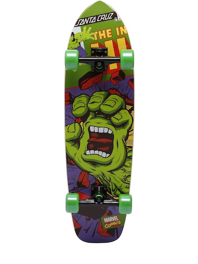 Santa Cruz Skateboards Marvel Hulk Hand Cruzer In Multicolor