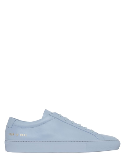 Common Projects Original Achilles Leather Sneakers, Powder Blue